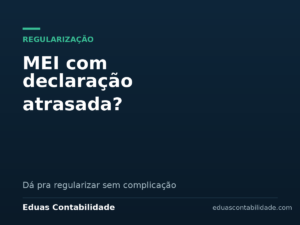 Regularização de MEI atrasado - Eduas Contabilidade